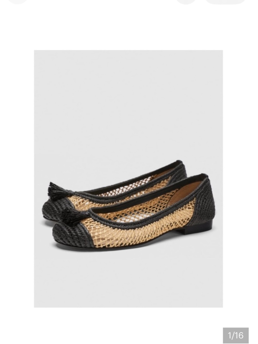 Zara handmade flat shoes